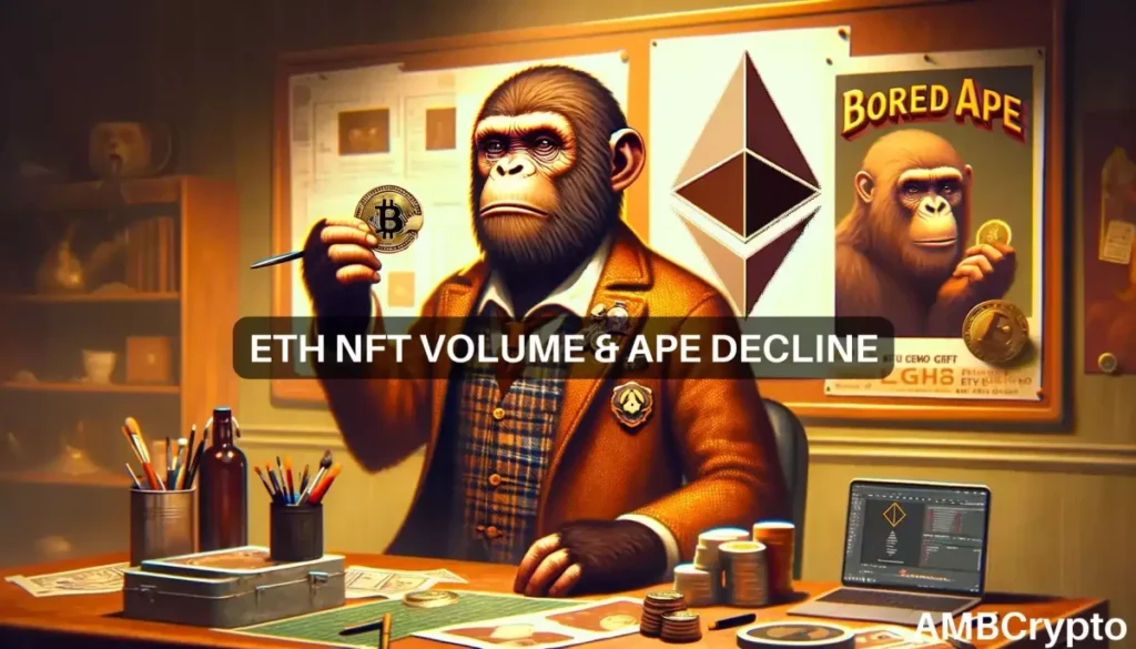 APE to ? As Ethereum NFTs fall to Bitcoin, here is the impact