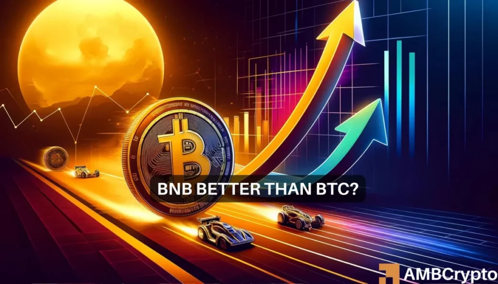 BNB rises against Bitcoin: What does this mean for the crypto market?