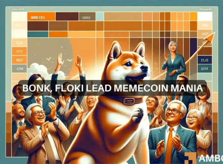 BONK surges 40%, FLOKI up 20% – Memecoin mania returns?