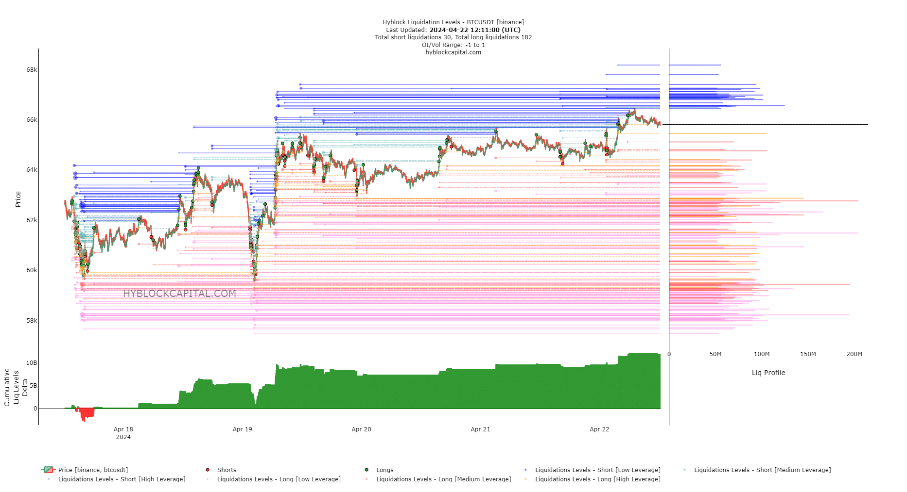 Bitcoin Liquidation Levels