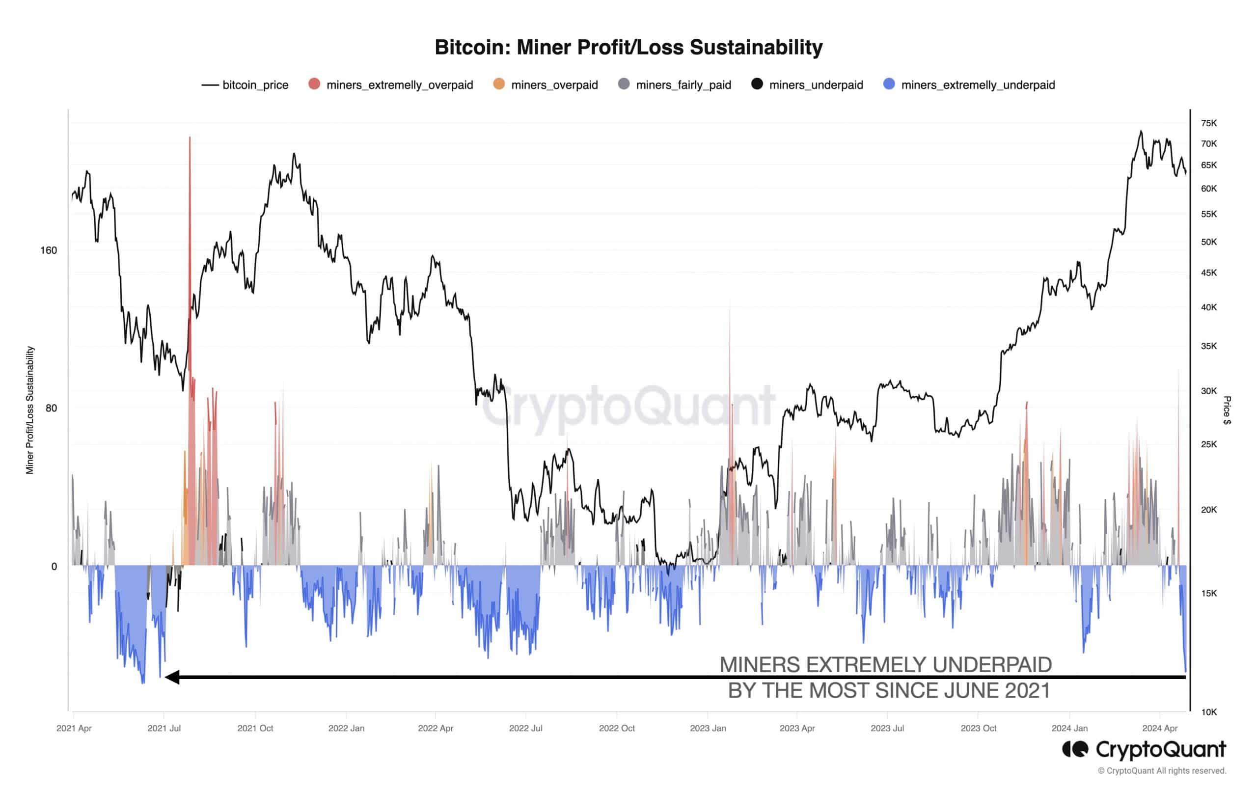 BItcoin miners' struggle