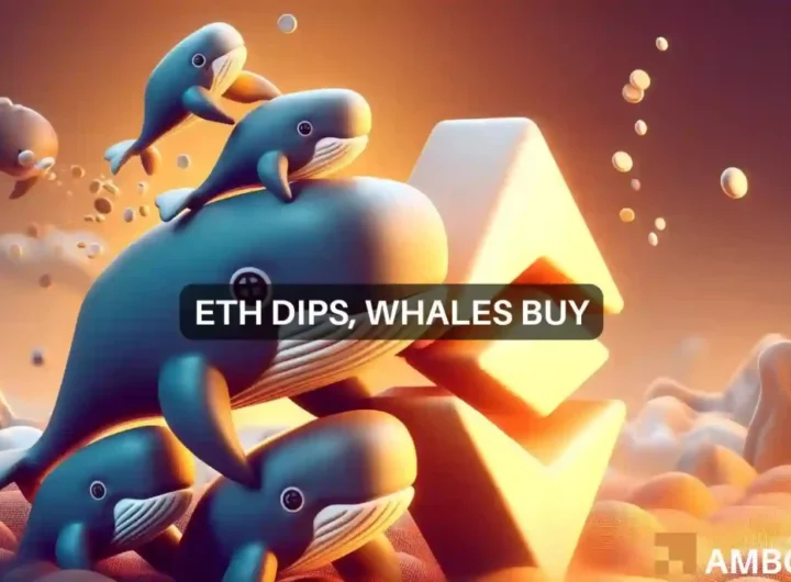 Ethereum’s big moves: Whales buy the dip leaving ETH’s price at…