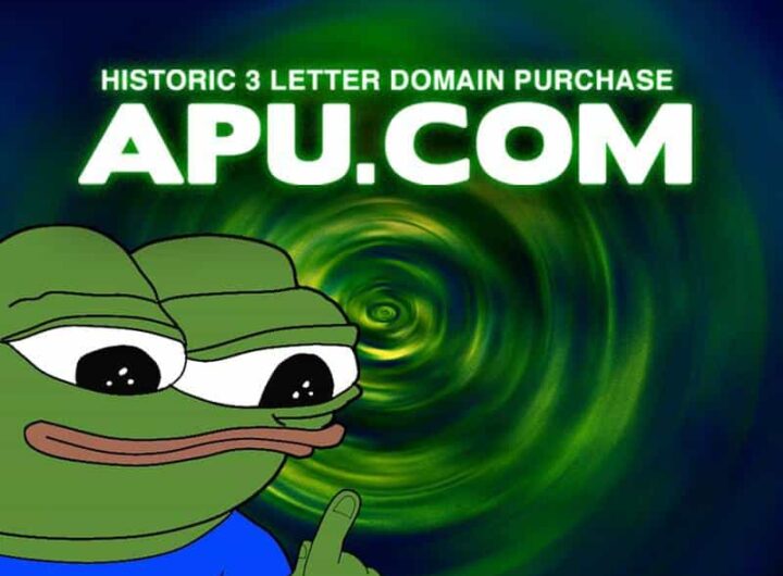 Apu Community hits the jackpot by acquiring the ultra-rare domain APU.COM