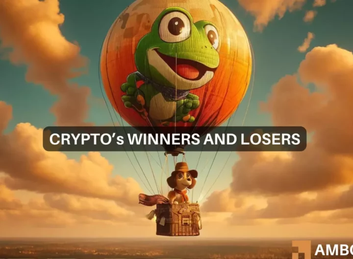 Crypto market’s weekly winners and losers – WIF, PEPE, SUI, CORE