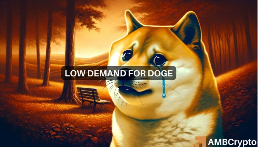 Dogecoin’s demand falls 18% in 7 days as DOGE declines 1% – Why?