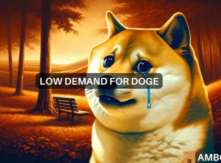 Dogecoin’s demand falls 18% in 7 days as DOGE declines 1% – Why?