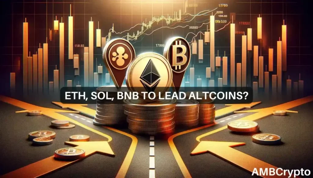 Are Ethereum, BNB, and Solana poised to lead the next altcoin rally?