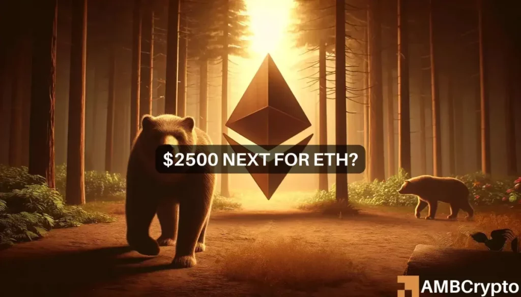 Ethereum price prediction: Is 00 the next bearish target for ETH?