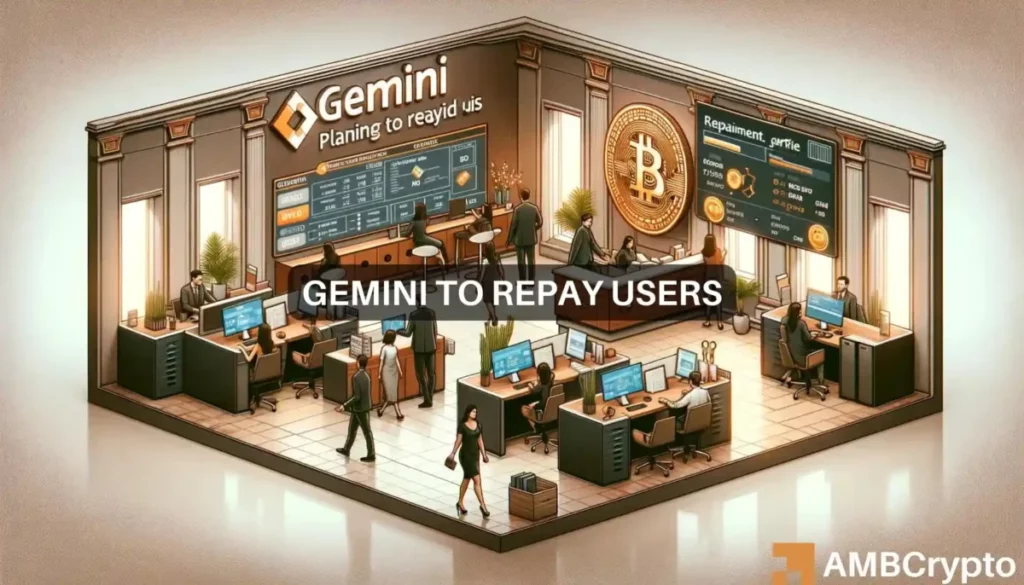 Gemini offers .18B refund: Earn users to receive 97% of assets