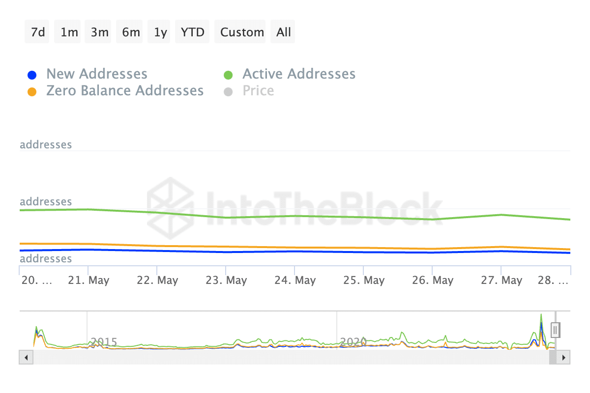 DOGECOIN NETWORK ACTIVITY