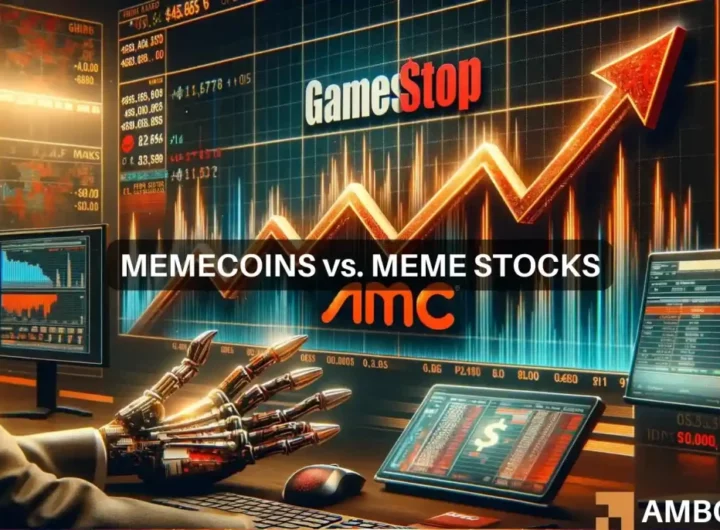 Memecoins ‘just better’: GME, AMC drop raises questions