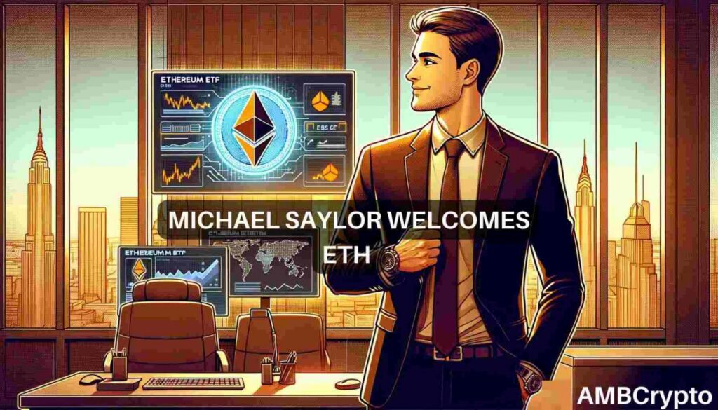 Michael Saylor: Ethereum ETFs ‘may be better for Bitcoin,’ here’s why