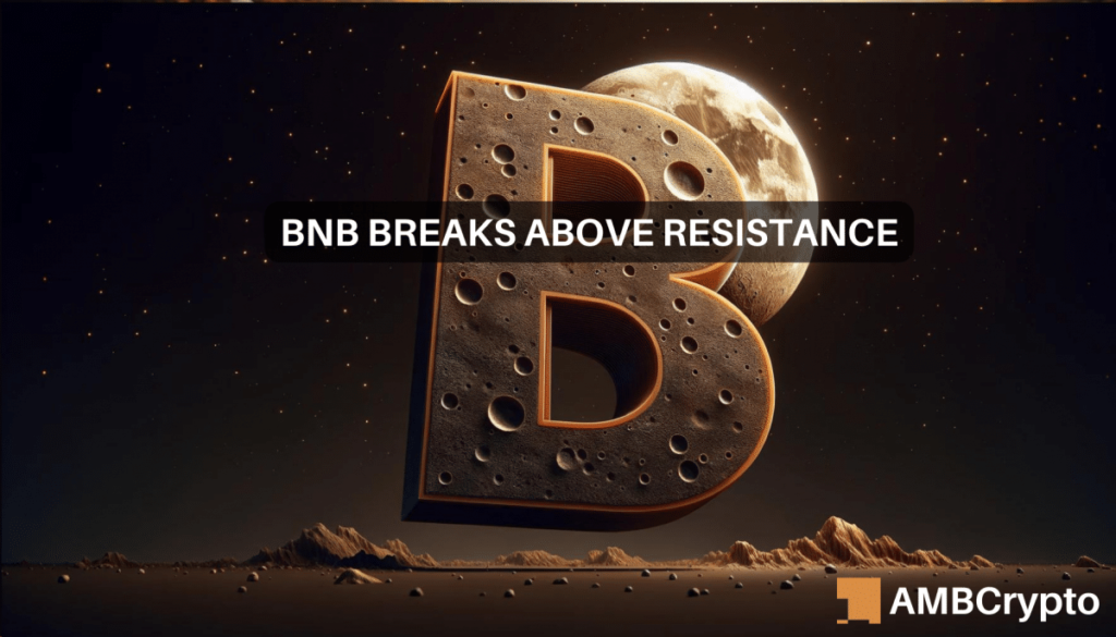 How did BNB jump past 0? Taking a look at the numbers