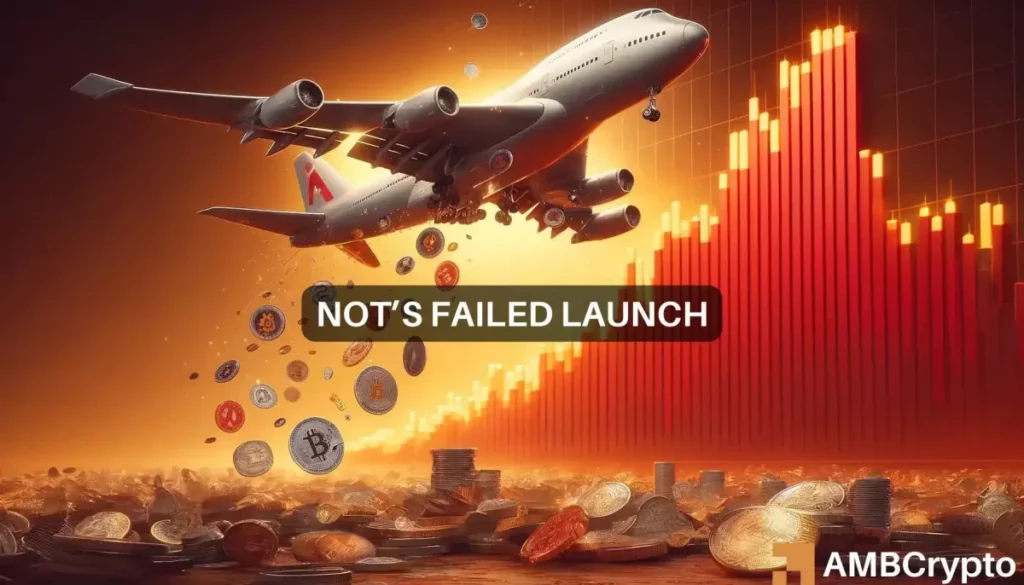 Notcoin’s [NOT] ‘rocky’ launch – How a  billion start ended with a major sell-off