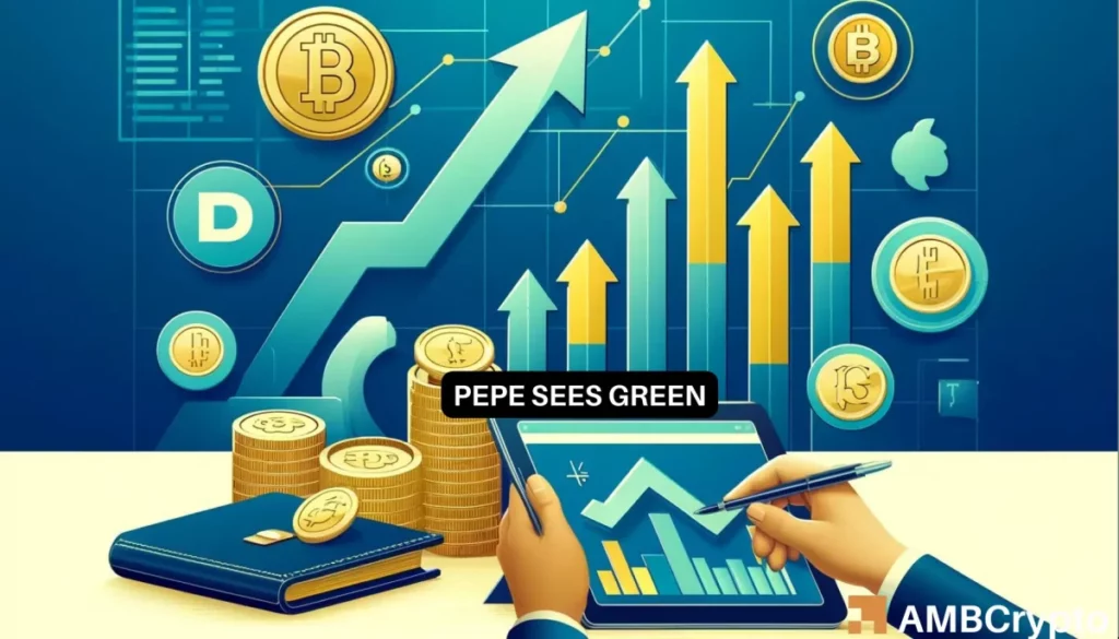 PEPE’s surge: Can holders expect large profits amid rising social buzz?