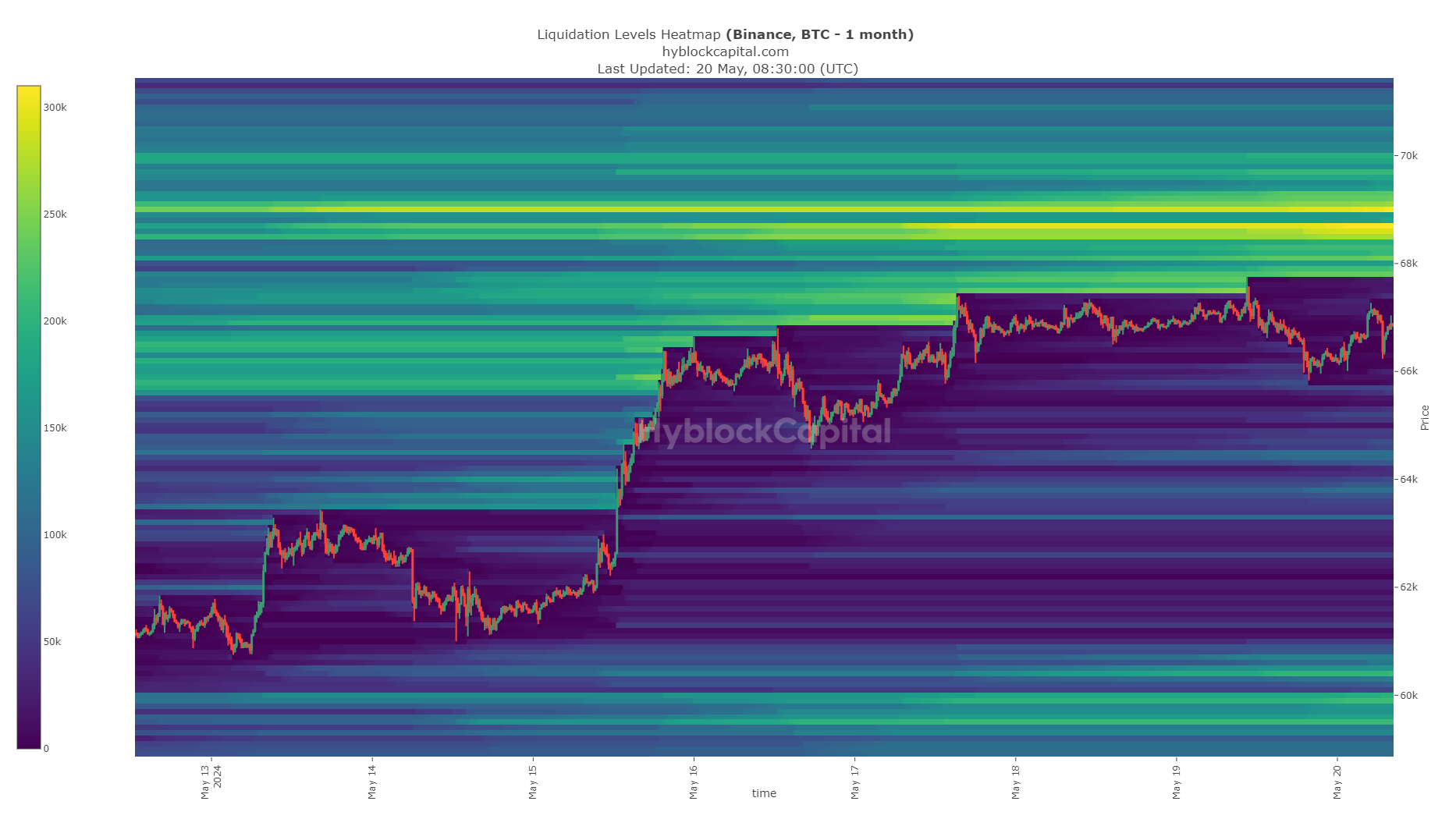 Bitcoin Liquidation Heatmap