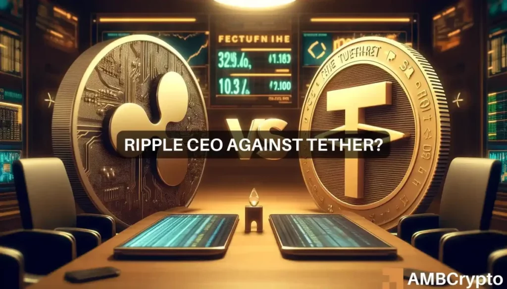 Ripple CEO Brad Garlinghouse defends Tether stance: What did he say?