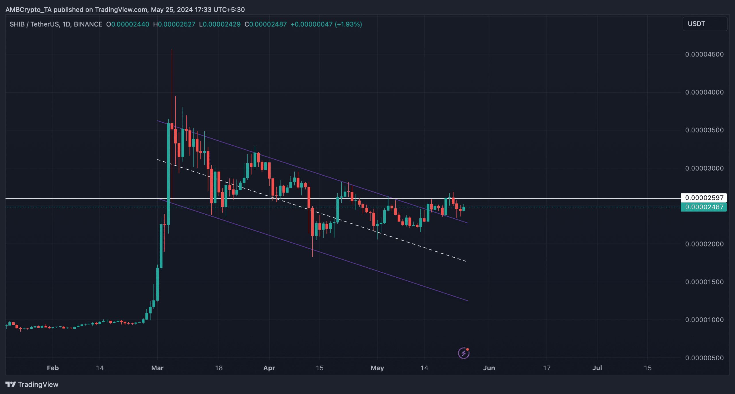 Shiba Inu's bullish flag breakout