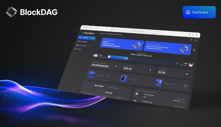 BlockDAG’s Dashboard Upgrade Sparks Crypto Frenzy!