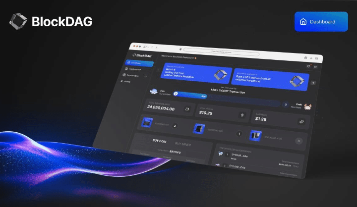 BlockDAG’s Updated Dashboard Reveals Real-Time Transactions, Fuels .8M Presale Amid Binance Coin Price Rise & Gamestop Rally