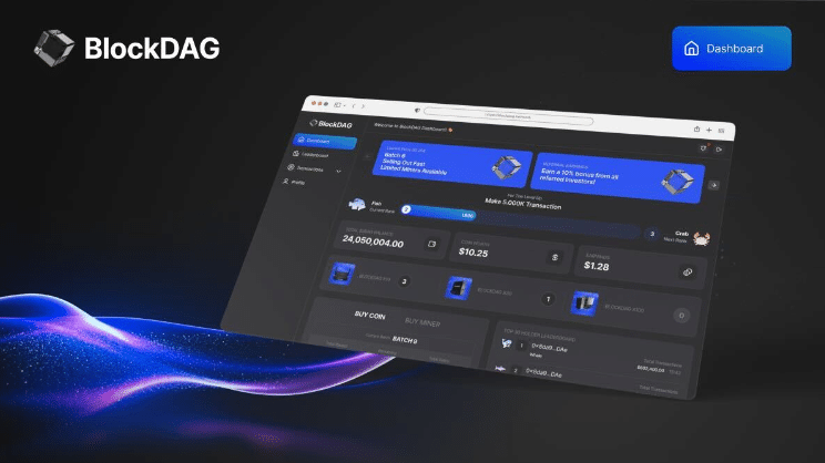 BlockDAG’s Updated Dashboard Reveals Real-Time Transactions, Fuels .8M Presale Amid Binance Coin Price Rise & Gamestop Rally