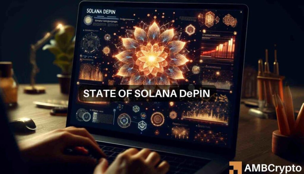 Solana DePIN gains traction in 2024, led by Render and Helium