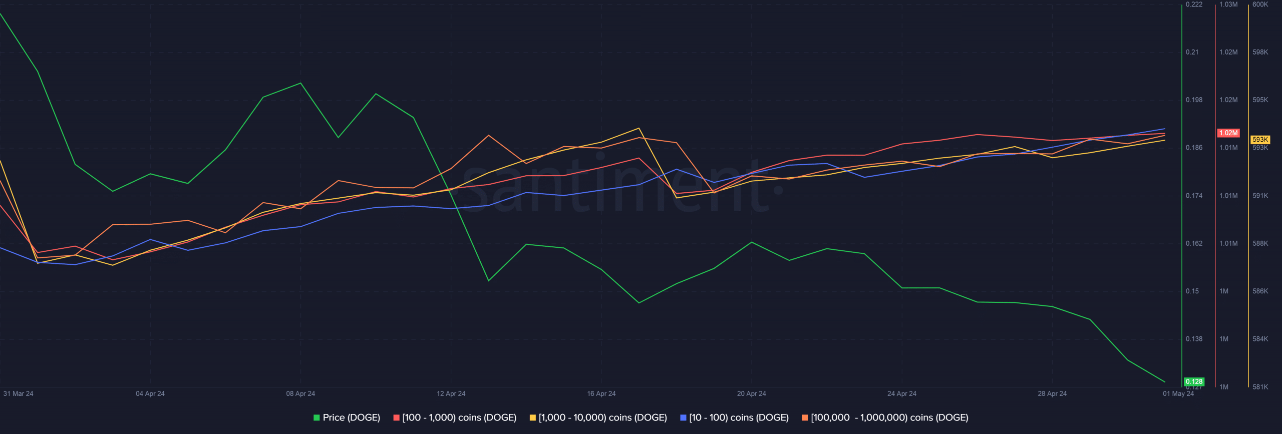 DOGE whale accumulation