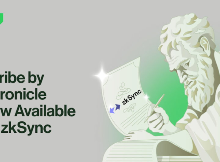 Chronicle Oracles Arrive on zkSync