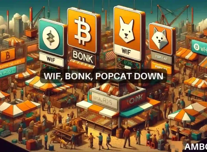 Memecoin mayhem? Solana’s WIF, BONK, POPCAT see sharp declines