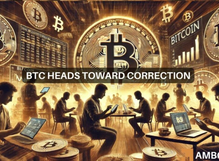 Bitcoin at risk as key on-chain metric signals correction – What now?