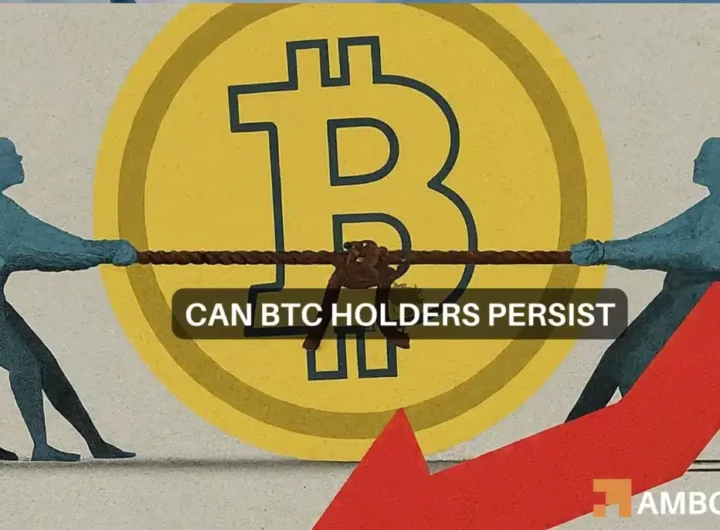 Bitcoin HODLers confident despite market decline: Will this help BTC’s price?