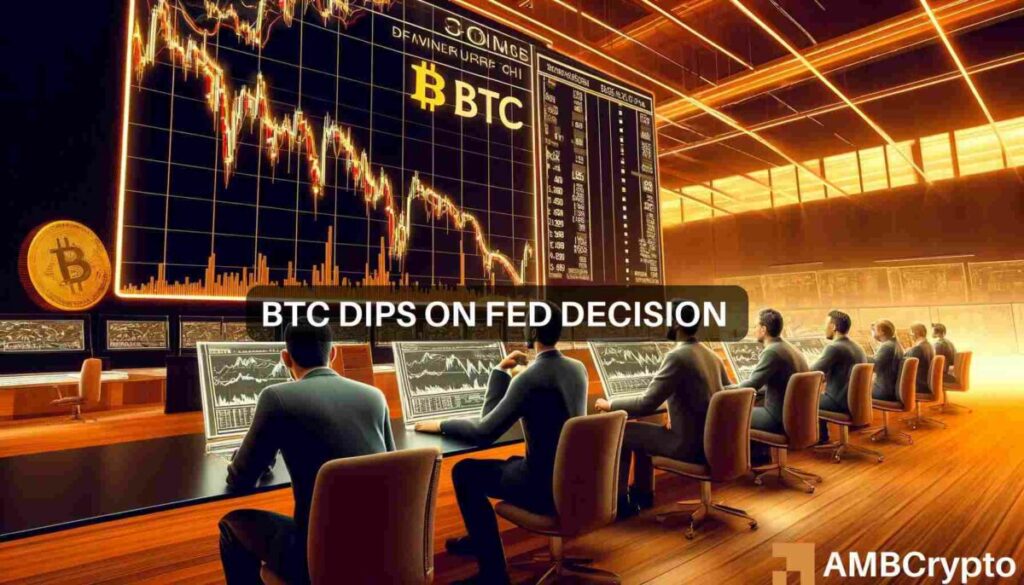 Here’s Bitcoin’s predictions as BTC drops to K ahead of FOMC