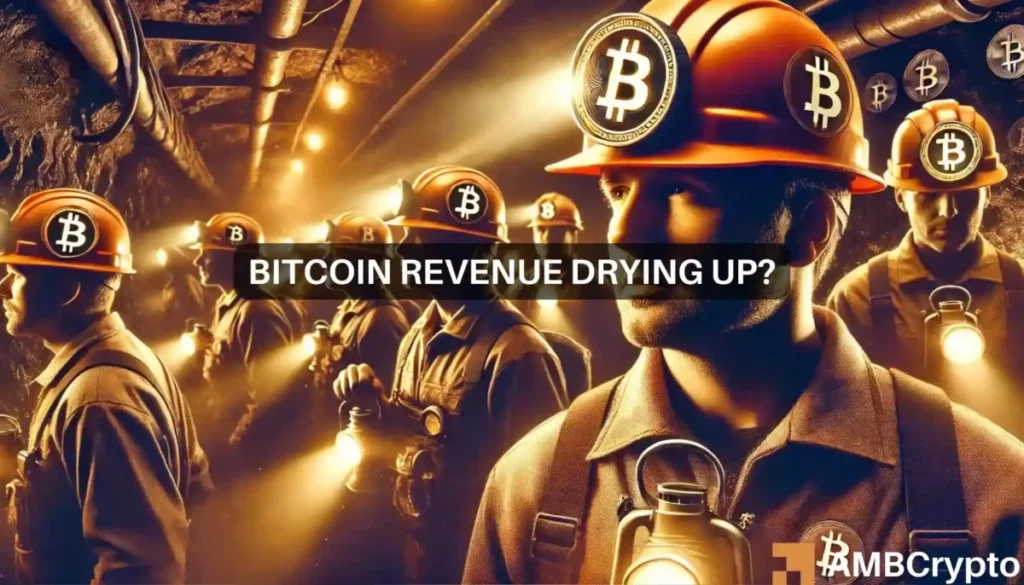 Bitcoin miner revenue hit hardest as THIS troubling sign emerges