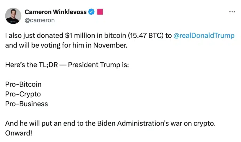 Cameron Winklevoss