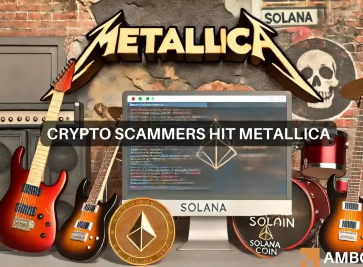 Metallica falls victim to crypto scam, X account hacked