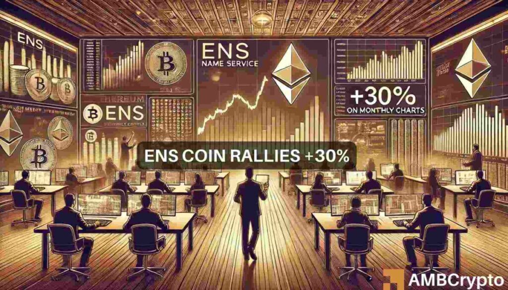 ENS Coin is a surprising top monthly gainer – Will the rise continue?