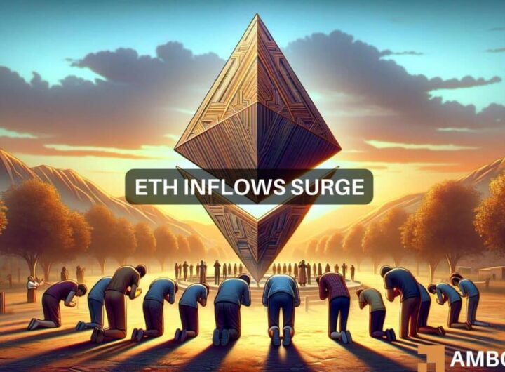 Ethereum weekly inflows hit  million – Are ETFs the reason?