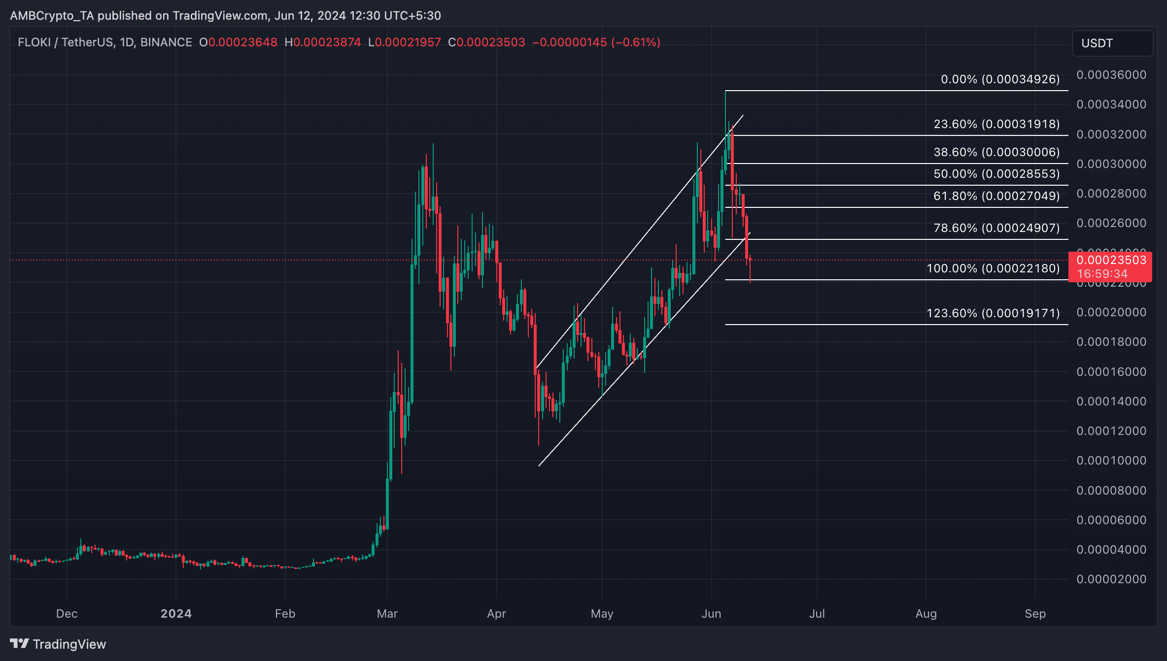 FLOKI 1-Day Chart