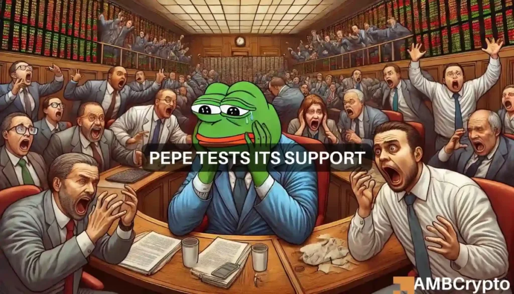 PEPE slides below key support level: Analyzing the impact