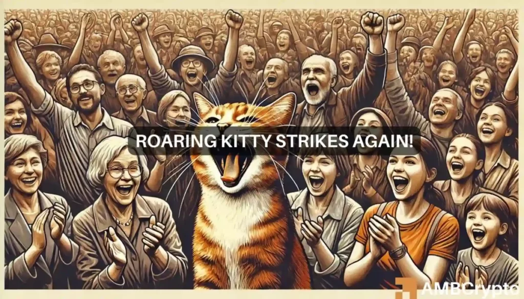 Roaring Kitty’s dog tweet was good news for memecoins, but…