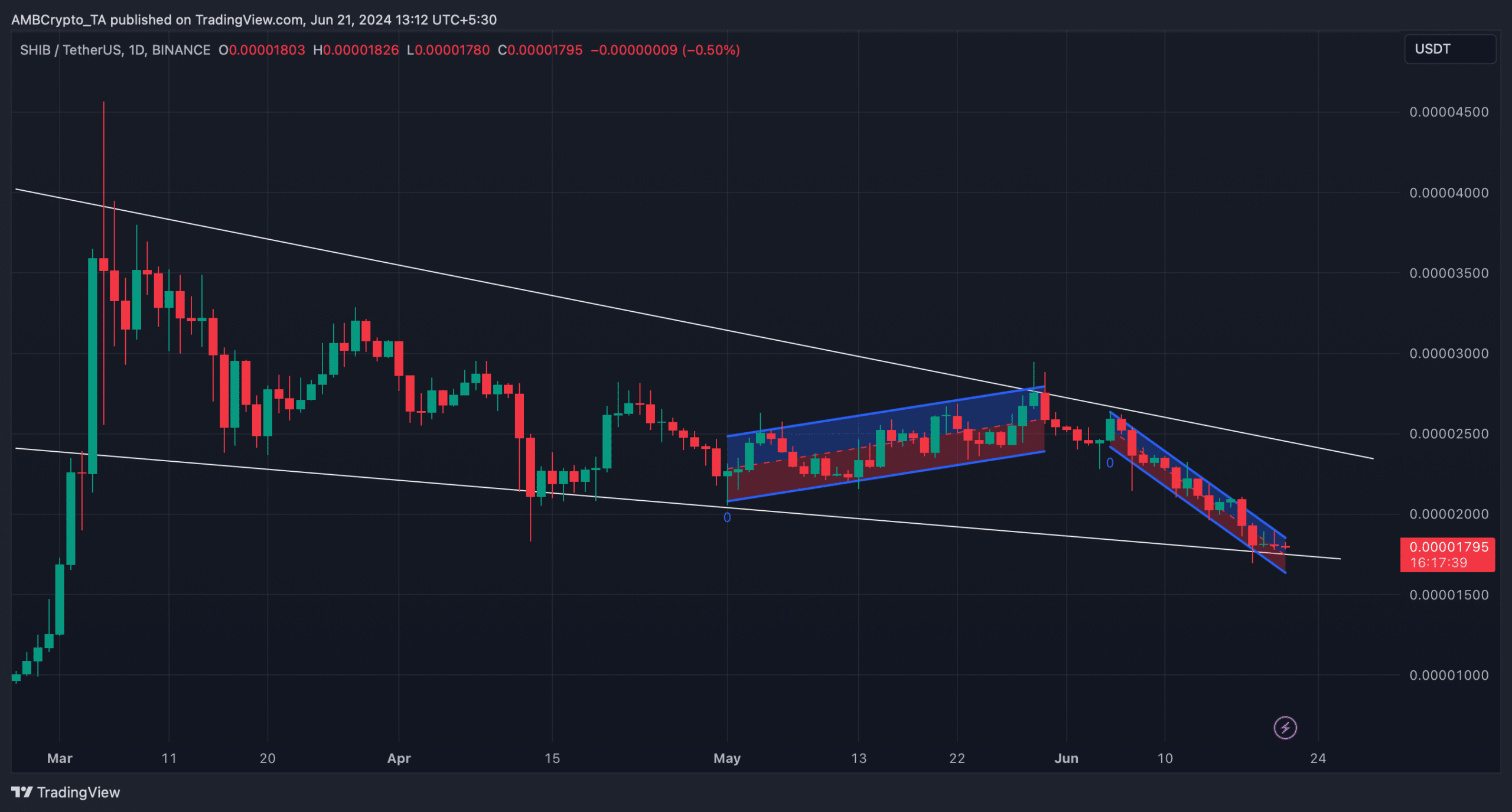 A bullish pattern on Shiba Inu's chart