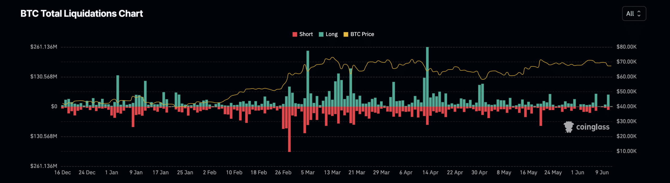 BTC Total Liquidations Chart