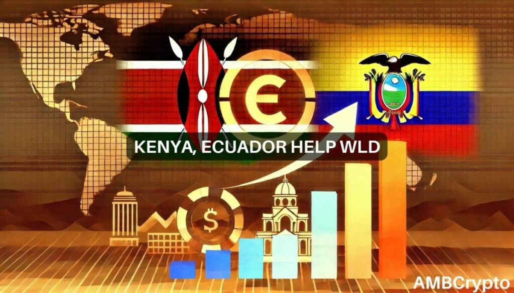 Worldcoin surges 14%: How Ecuador, Kenya helped WLD’s rise