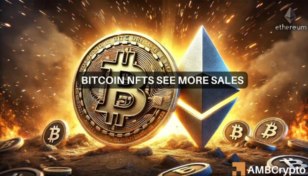 NFT sales: Bitcoin’s M vs. Ethereum’s M and that means…