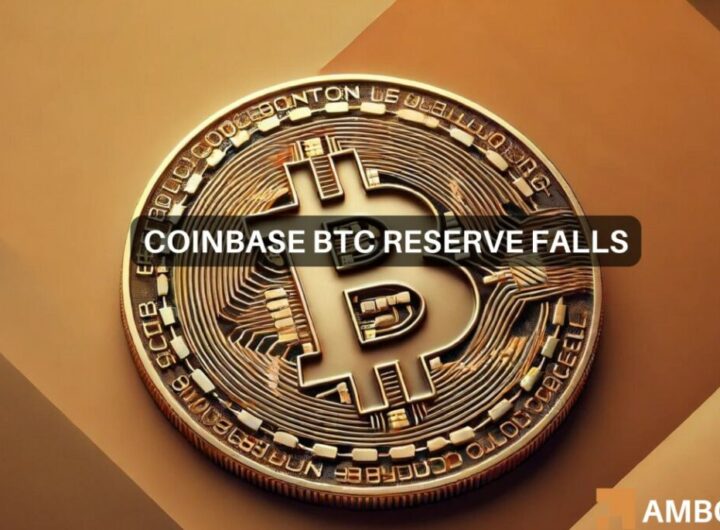 Coinbase Bitcoin Reserves down by 15% since February – All the details