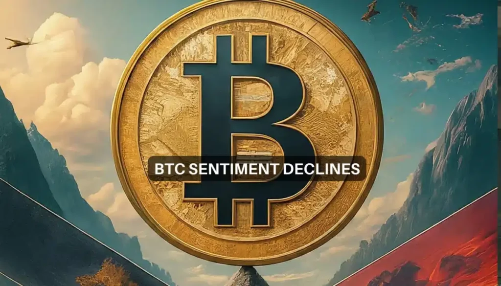 Bitcoin sentiment declines, but it’s a good sign for BTC’s prices