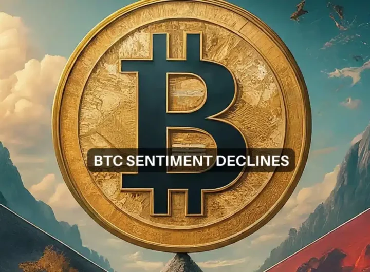 Bitcoin sentiment declines, but it’s a good sign for BTC’s prices