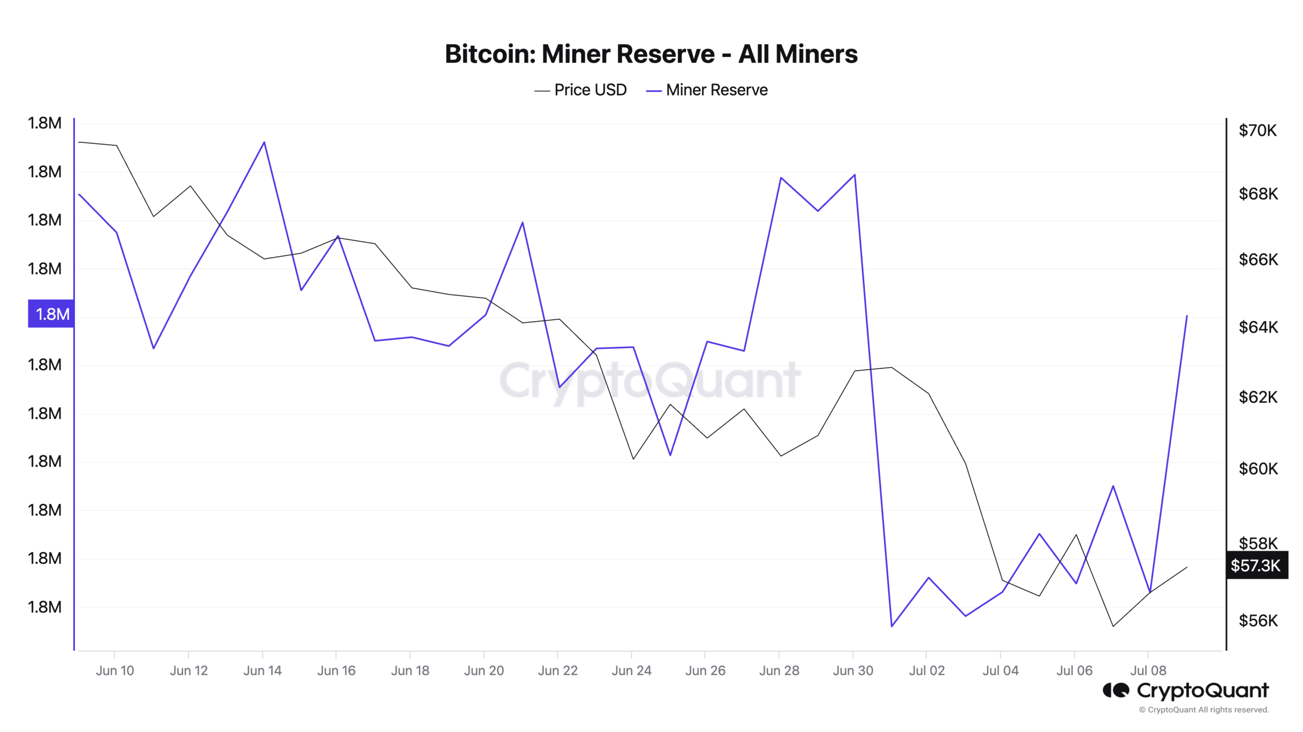 Bitcoin Miner Reserve - All Miners