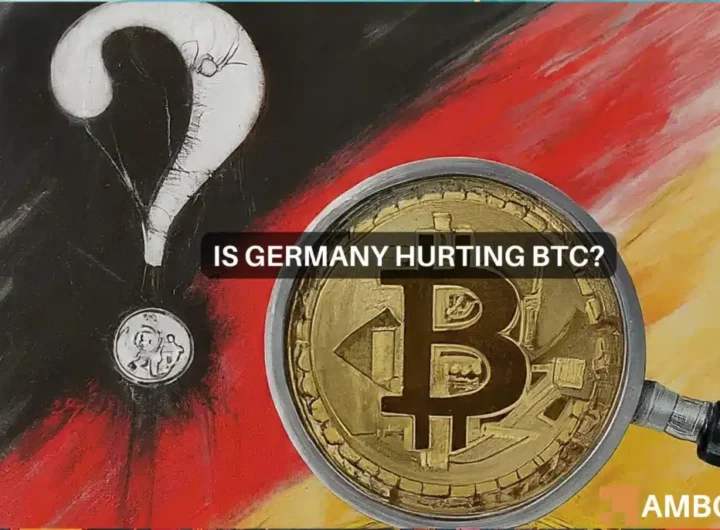 Bitcoin finds its footing despite German sell-off as key area surges