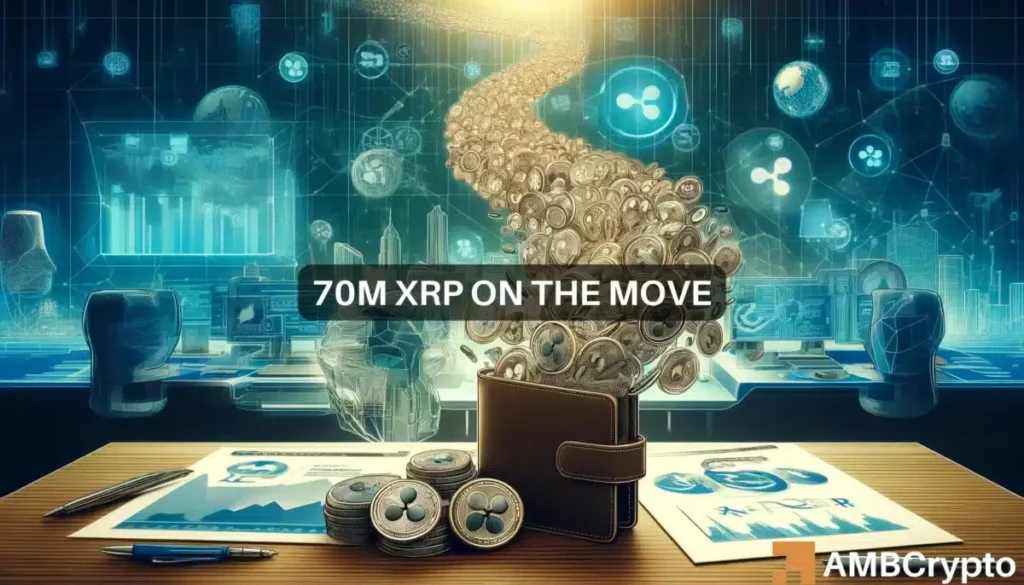 XRP whale watch: Will moving 70M tokens help the altcoin reach ?